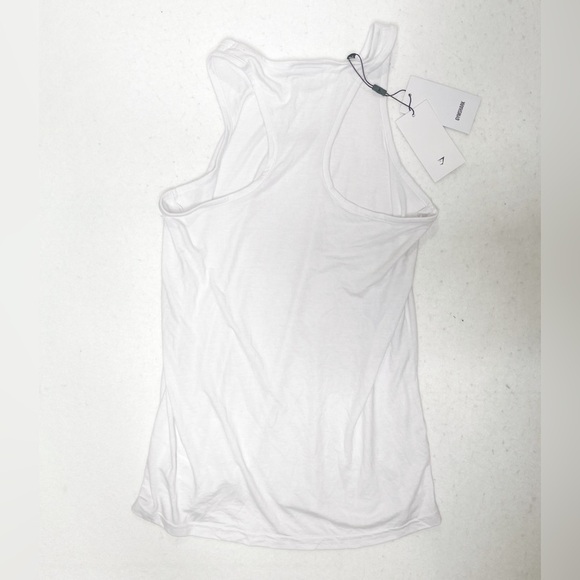 Gymshark Training Oversized Vest Size Small White Dry Moisture Wicking - Picture 2 of 11